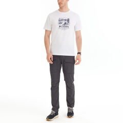 Columbia Csc M Lakeside Badge Ss Tee Erkek Kısa Kollu Tişört CS0232-100