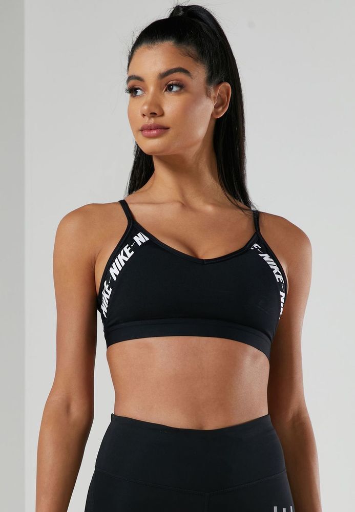 Nike Kadın Indy Logo  Destek  Spor Sütyeni Dri-Fit   DB4639-010