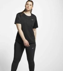 NİKE BÜYÜK BEDEN BAYAN SPOR TİŞÖRT-DJ0981-010