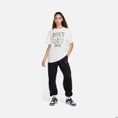 Nike Sportswear Fleece Boyfriend Short-Sleeve Kadın Tişört FZ0231-133