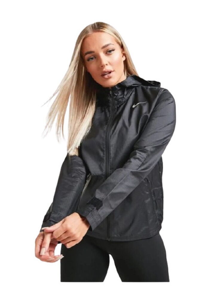 Nike Running Essential Jacket in Black Kadın Spor Ceket-Yağmurluk CU3217-010