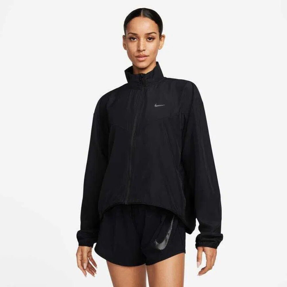 Nike Dri Fit Swoosh Hbr Jacket Siyah Kadın koşu Ceket -Rüzgarlık FB4694-010