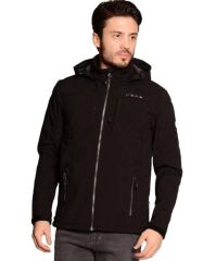 2AS Visir Erkek Softshell Erkek Mont Siyah 2ASW15022012