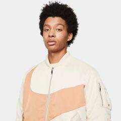 NIKE MEN'S SPORTSWEAR SWOOSH THERMA-FIT SYNTHETIC-FILL BOMBER-DD6055-219