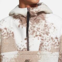 NWT Nike Men's NSW Sherpa Sport Essentials+ 1/2 Zip Hoodie Fleece DD5009 -072