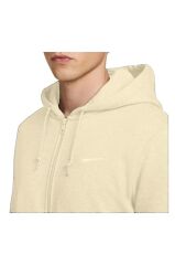 Nike Sportswear Full Zip Club Beige Hoodie Jacket Erkek Sweatshirt CZ4147-113