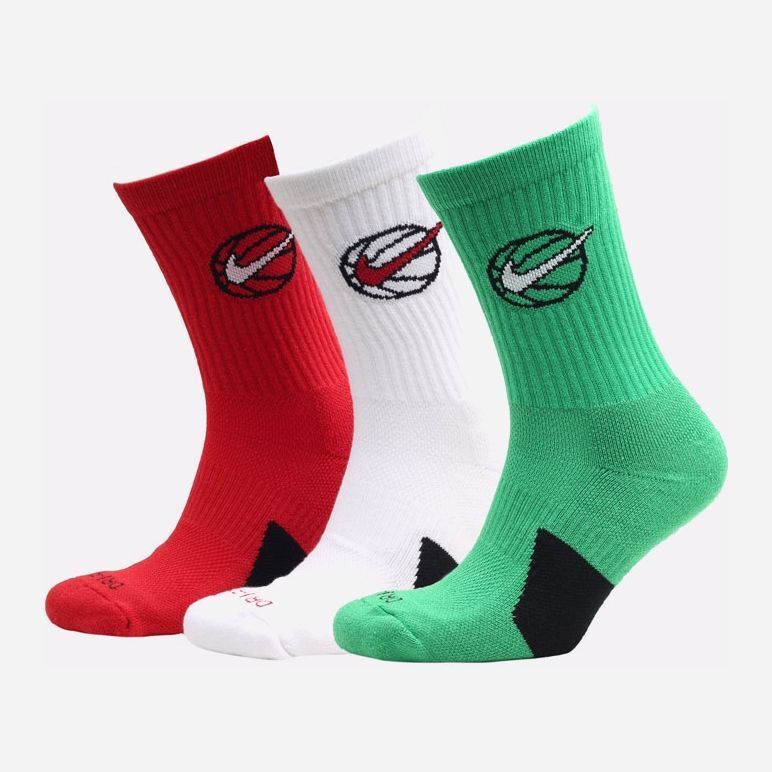 Nike Everyday Crew Basketball (3 Pairs) Unisex Çorap - Multi Renk DA2123-909