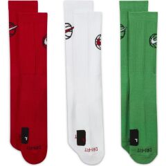 Nike Everyday Crew Basketball (3 Pairs) Unisex Çorap - Multi Renk DA2123-909