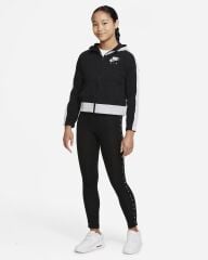 Nike Kız Çocuk Full-Zip Hoodie Sweatshirt DB5588-010