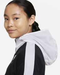 Nike Kız Çocuk Full-Zip Hoodie Sweatshirt DB5588-010