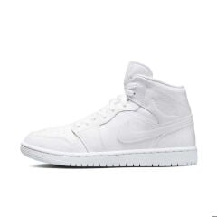 Nike Air Jordan 1 Mid Sneaker spor  Ayakkabısı DV0991-111 (BİR NUMARA BÜYÜK ALMANIZI ÖNERİYORUZ)