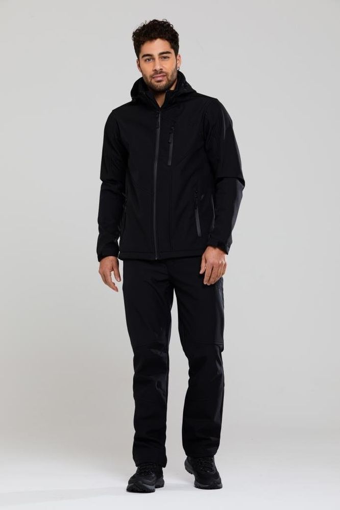 2AS Salah Softshell Erkek Siyah Pantolon 2ASSAL01003