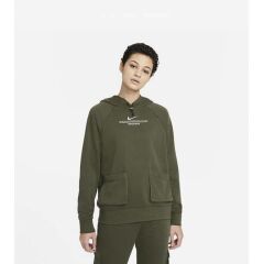Nike Sportswear Swoosh French Terry  Hoodie Kadın Sweatshirt-CZ8896-325
