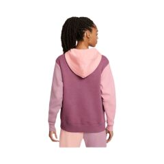 Nike Sportswear Color Block Pullover Hoodie Kadın Sweatshirt-DJ6154-510