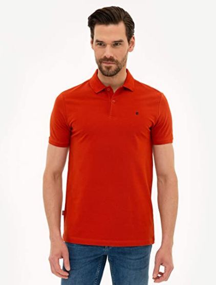 Bordo Slim Fit Basic Polo Yaka T-Shirt