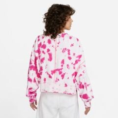 Nike Sportswear Fleece Tie Dye Crew (OVERSİZE) Kadın Sweatshirt-DM6357-621