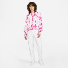 Nike Sportswear Fleece Tie Dye Crew (OVERSİZE) Kadın Sweatshirt-DM6357-621