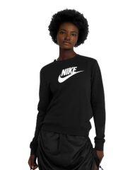 Nike Sportswear Club Fleece Logolu Sıfır Yaka Kadın Sweatshirt- DR6167-010