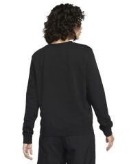 Nike Sportswear Club Fleece Logolu Sıfır Yaka Kadın Sweatshirt- DR6167-010