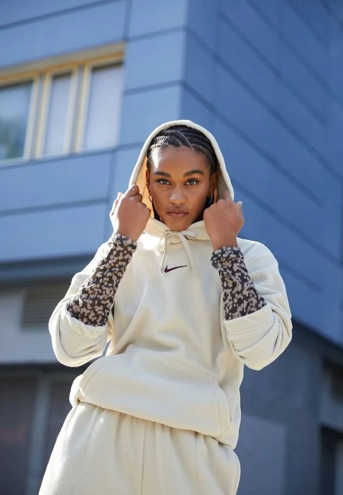 Nike Sportswear Oversized Pullover Hoodie - Rattan-FB8972-206