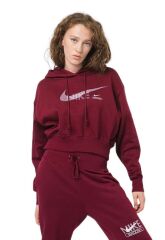 Nike Swoosh Oversize Bol Kesim Kadın Spor Sweatshirt DR5613-638