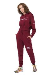 Nike Swoosh Oversize Bol Kesim Kadın Spor Sweatshirt DR5613-638