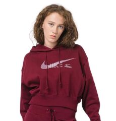 Nike Swoosh Oversize Bol Kesim Kadın Spor Sweatshirt DR5613-638