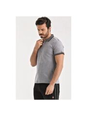 Uhlsport Polo Yaka Pamuk Sılınce Gri T-Shirt 3201131