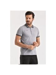 Uhlsport Polo Yaka Pamuk Sılınce Gri T-Shirt 3201131