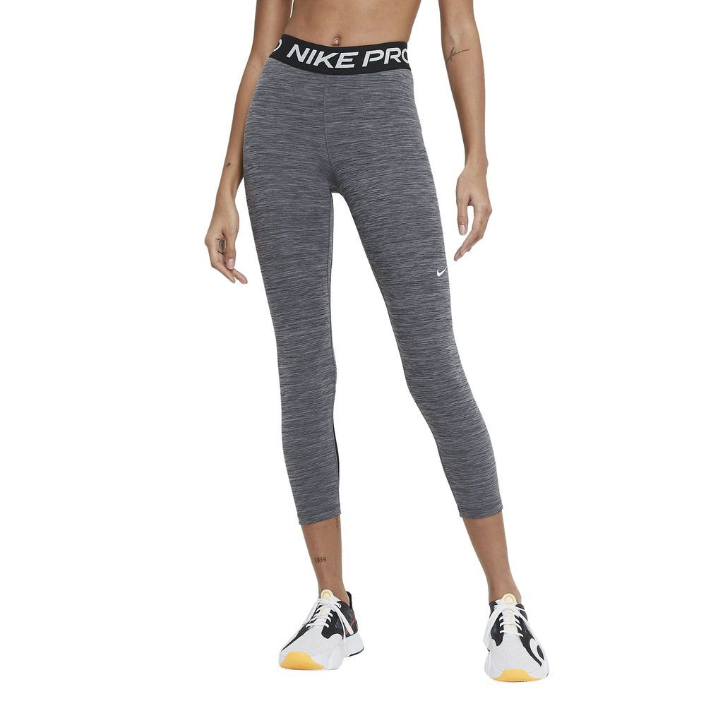 Nike Pro 365 Mid-Rise Crop Kadın Tayt - Siyah CZ9803-010