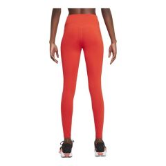 Nike Dri-Fit One Mid-Rise Training Kadın Tayt - Kırmızı-DD0252-673