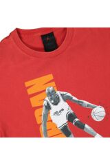 Nike Jordan Vintage Men's Washed Graphic T-shirt Red Dj6597-657