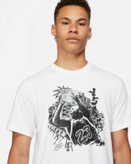 Nike Jordan Vintage Graphic Short-Sleeve Erkek Tişört - Beyaz-DM3221-100