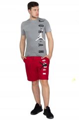 Nike Jordan Jumpman Air Stretch Crew Tee Logolu Gri Tişört DA9622-091