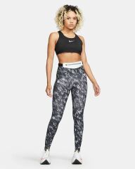 Nike Dri-Fit Epic Fast Mid-Rise Printed Running Kadın Tayt-DM7318-010