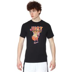 Nike Dri-FIT ''Just Do It'' Erkek Siyah Basketbol Tişört DJ1556-010