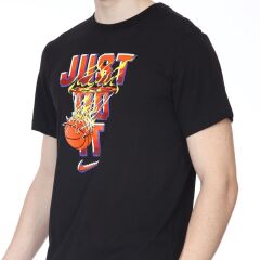 Nike Dri-FIT ''Just Do It'' Erkek Siyah Basketbol Tişört DJ1556-010