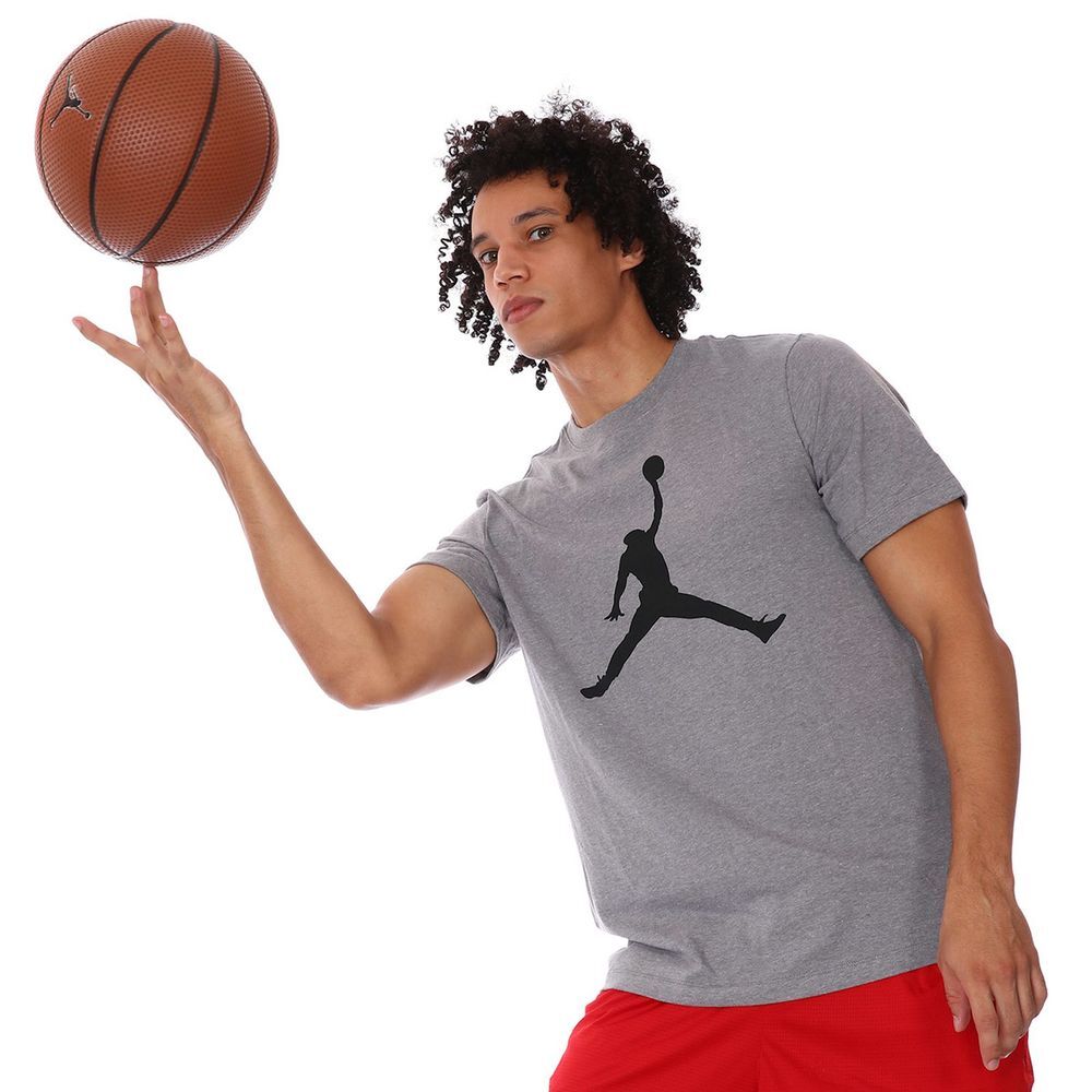 Nike Jordan Jumpman NBA Crew Erkek Gri Basketbol Tişört DA6796-091