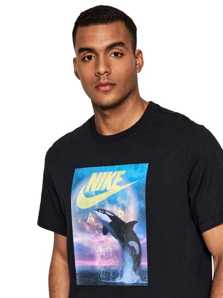 Nike Sportswear Whale Futura Photo Short-Sleeve Erkek Tişört-DN5196-010