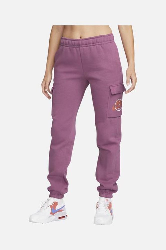 Nike Sportswear Graphic Fleece Cargo Kadın Eşofman Altı-DX5675-507