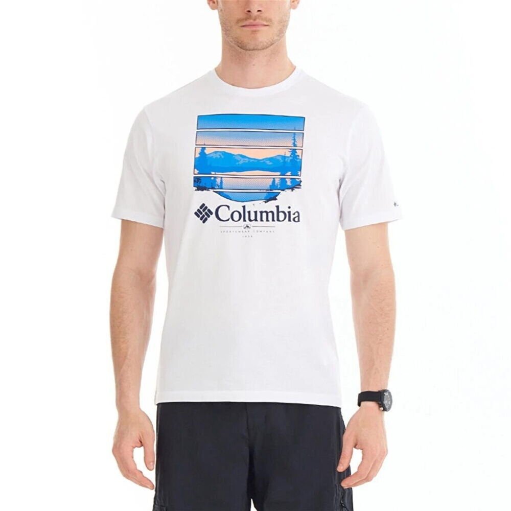 Columbia Csc M Colorful Vista Ss Tee Erkek Kısa Kollu Tişört CS0304-100
