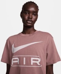 Nike Sportswear Kadın Kahverengi Günlük Stil T-Shirt FV8002-208