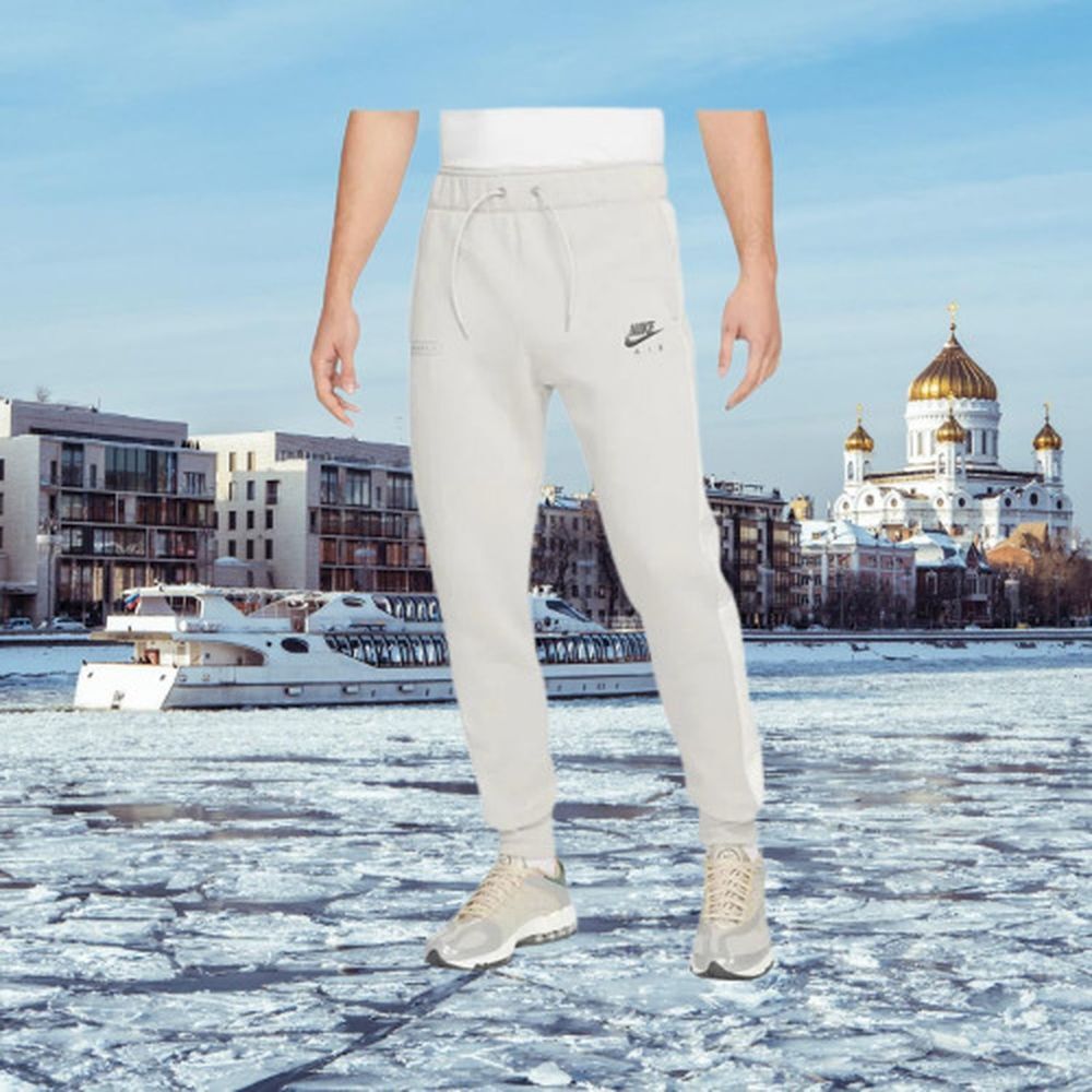 Nike Sportswear Air Brushed-Back Fleece Erkek Eşofman Altı DM5209-012