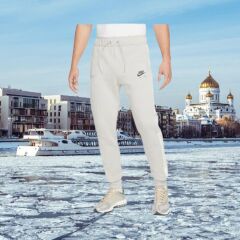 Nike Sportswear Air Brushed-Back Fleece Erkek Eşofman Altı DM5209-012