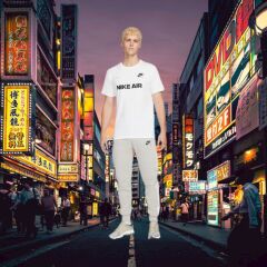 Nike Sportswear Air Brushed-Back Fleece Erkek Eşofman Altı DM5209-012