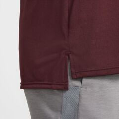 Nike Dri-FIT Rise 365 SS Erkek Bordo  Spor Tişört CZ9184-662