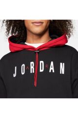 Nike Erkek Siyah Jordan Jumpman Air Gfx Flc Po Sweatshirt  CW8434-010