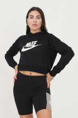 Nike W Nsw Essntl Flc Gx Crop Hdy Kadın Sweat Shirt Cj6327-010