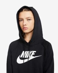 Nike W Nsw Essntl Flc Gx Crop Hdy Kadın Sweat Shirt Cj6327-010