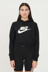 Nike W Nsw Essntl Flc Gx Crop Hdy Kadın Sweat Shirt Cj6327-010